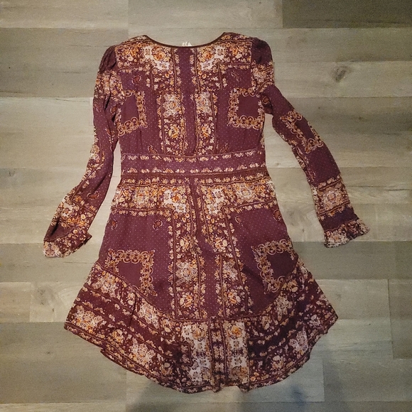 Free People Boho Flowy Floral Dress Size Small - Picture 3 of 10